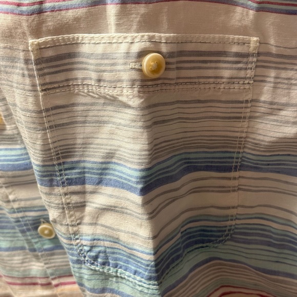 Tommy Bahama Pastel Striped Button Down Shirt - Picture 9 of 9